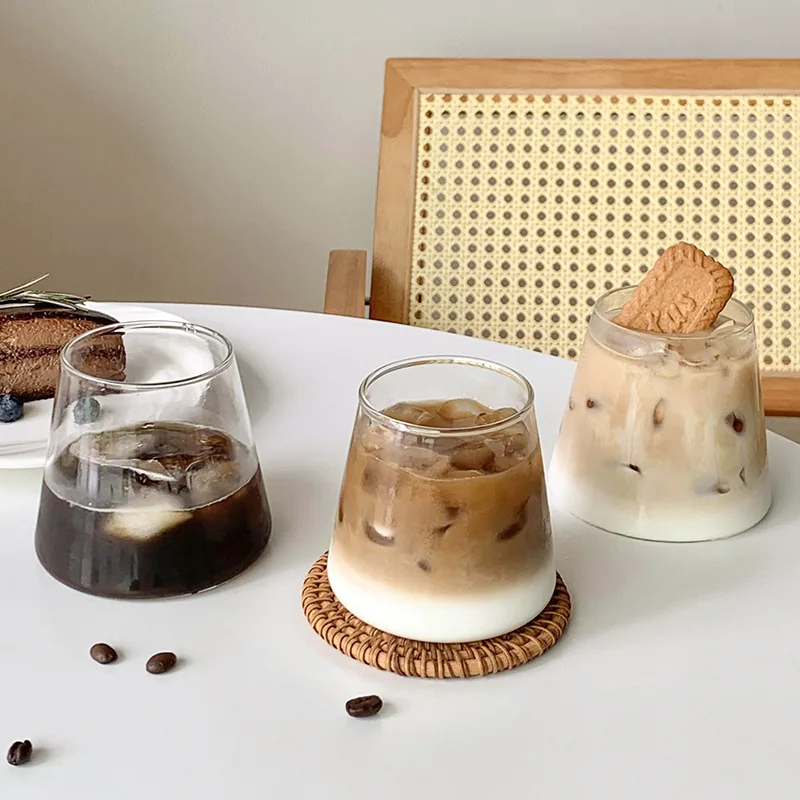 Creative Party Drinkware Hot Sale 320ml New Style Creative Cafe Whiskey Glass Latte Iced Espresso Coffee Cup Afternoon Tea Mugs