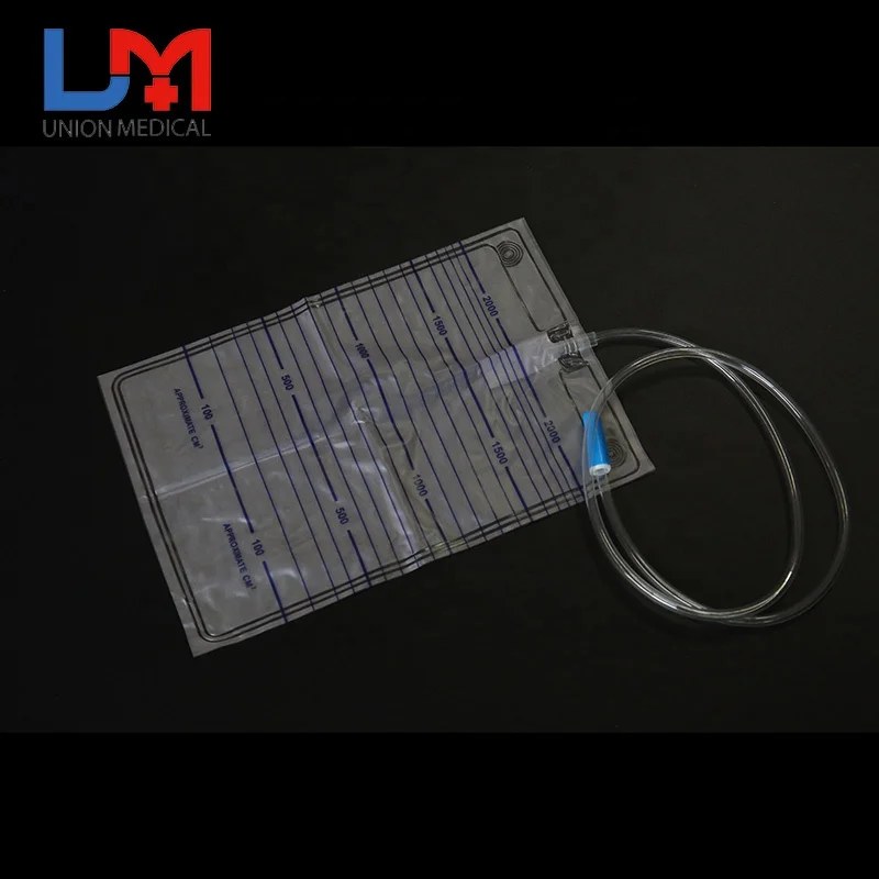 Customized professional emptying urinary drainage bag without outlet