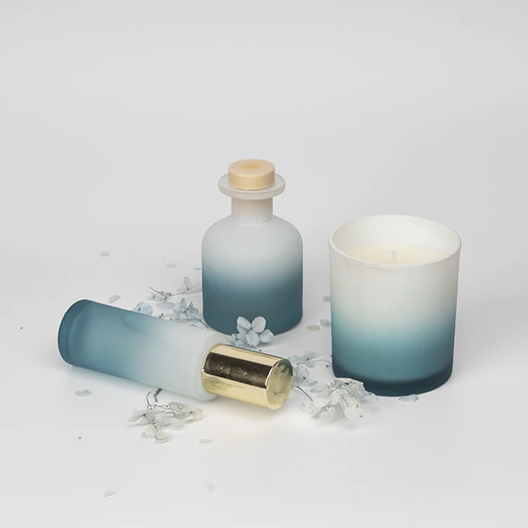 M&Scent luxury custom room spray decorative aroma reed diffuser and candle gift set