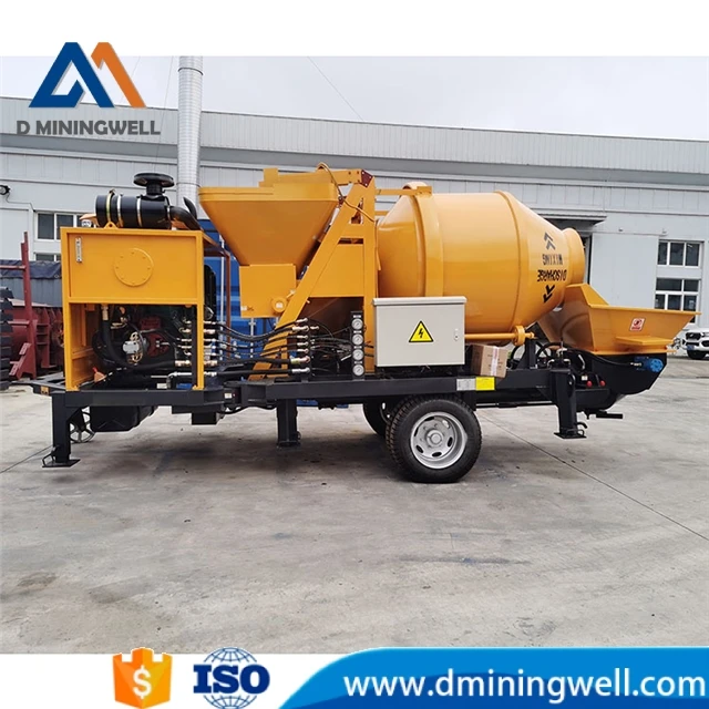 Miningwell самозагружающаяся Бетономешалка JBS40-10-84R портативная