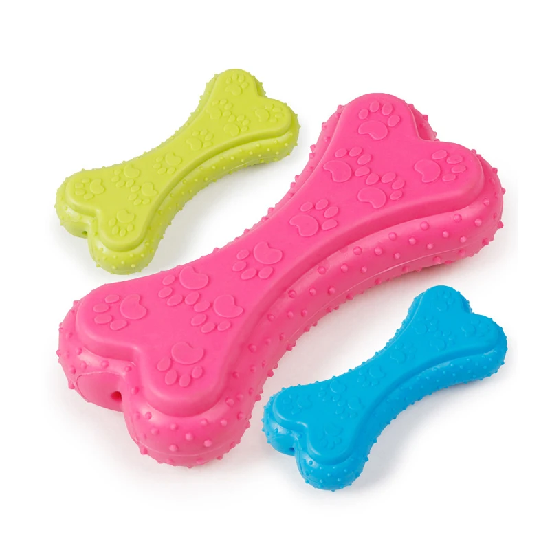 Pet voice molars hollow bones rubber toys TPR pet dog toys