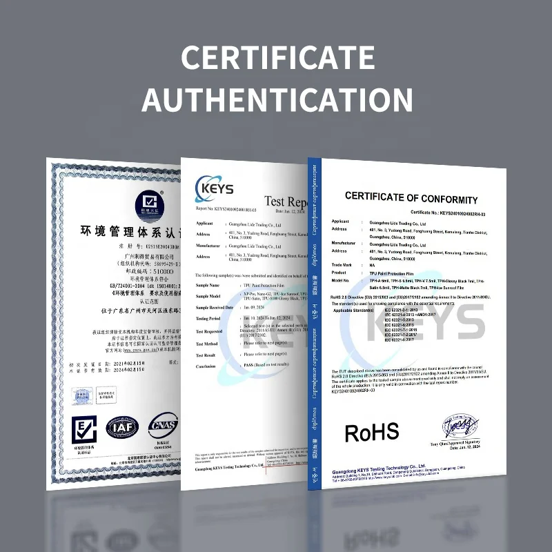 Top Quality XPEL PPF 6.5mil Thick Instant Self Healing Auto Shield PPF Glossy TPU Anti Yellow PPF Car Films