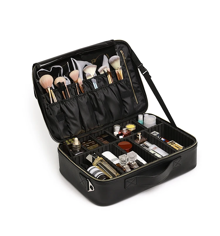 Hot Sale Makeup Organizer Train Case Empty Makeup Compact Case Of Makeup