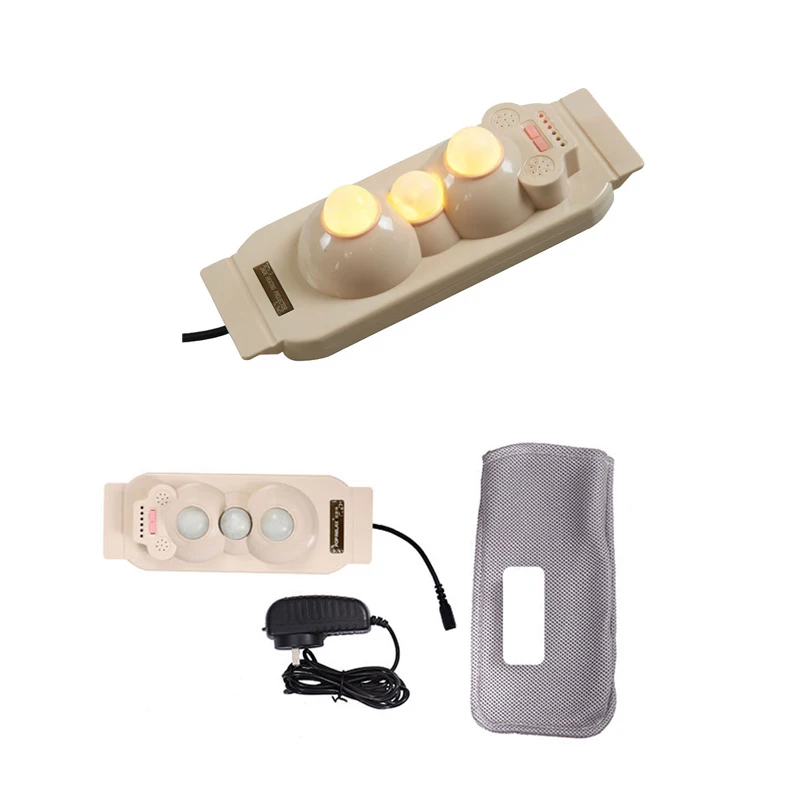 health care body massager infrared heating nugar best korea thermal energy jade natural hot back therapy 3 ball projector