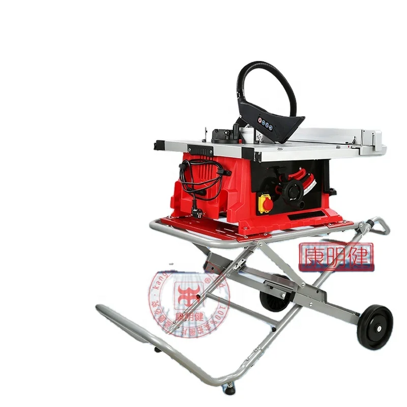 Desktop Cutting Machine Multi-function 10 Inch Small High Precision Woodworking Table Saw Movable Sliding Table Saw