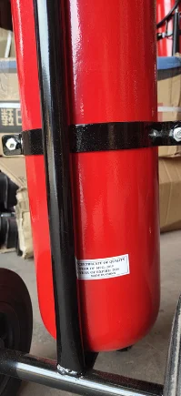 Howdy economic price trolley 25kg carbon dioxide co2 fire extinguisher for sale