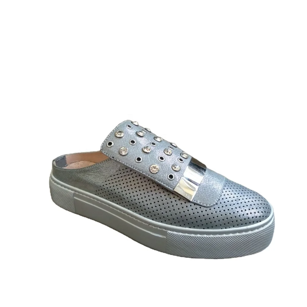 Woman Shoes Shine Sandals Handmade Leather Best Prices Made in Turkey