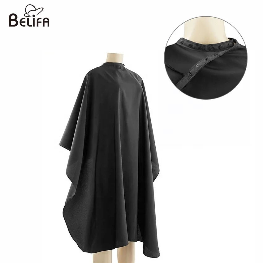 Custom logo polyester hair cutting cape for barber shop salon hairdressing waterproof barber cape