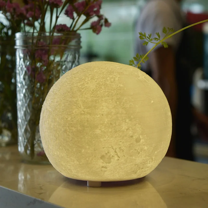 Голосовое управление luna moon лампы для мотоциклов rgbw smart night light милые