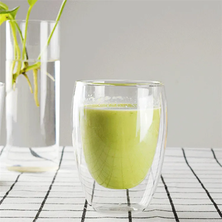 Borosilicate Hand Made Colored Double Wall Glass Cup/shot Glass 100ml Transparent Modern Coffee Mugs Support 24 Hours Online >10