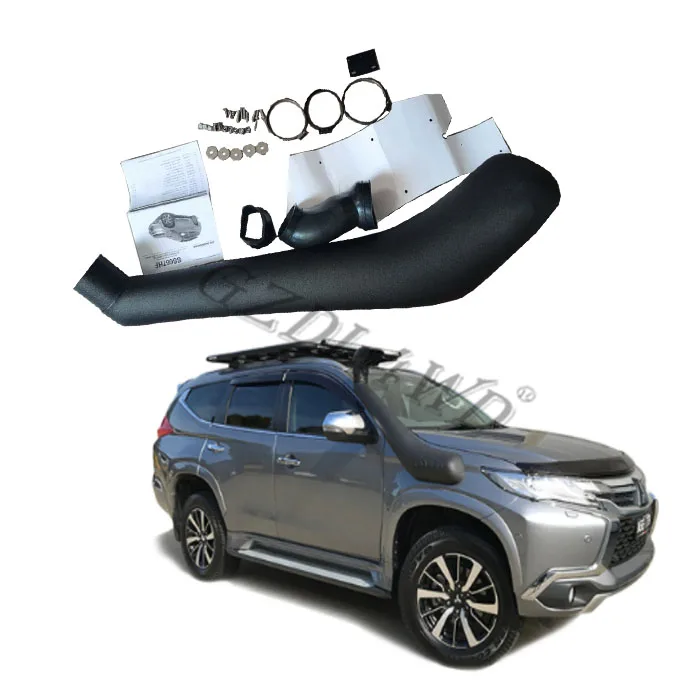 GZDL4WD Car Accessories Snorkel For Pajero Sport QE 2.4 Diesel 2016+ Pickup Black Snorkel Kit 4x4