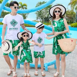 2022 new arrival summer holiday clothing matching outfits for family