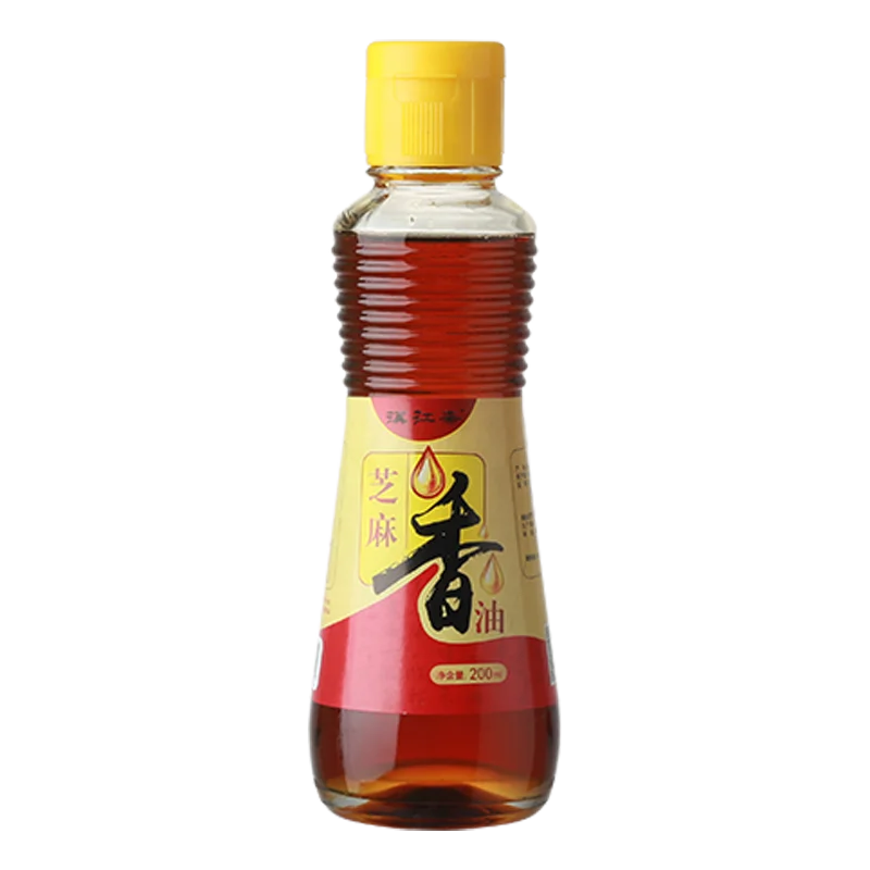 Best price low temperature cold pressed Sesame Oil 250ml glass bottle natural sesame oil