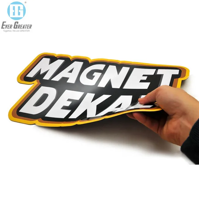 Waterproof Custom Design Removable Vinyl Car Fridge Magnet