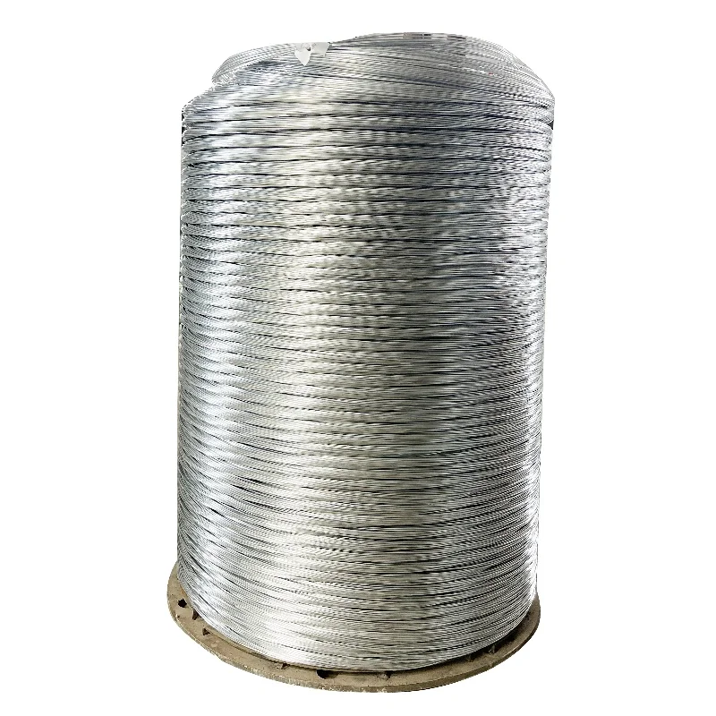 Factory High Tensile line Hot Dipped 40g 60g Galvanized Steel Wire For Construction Industry