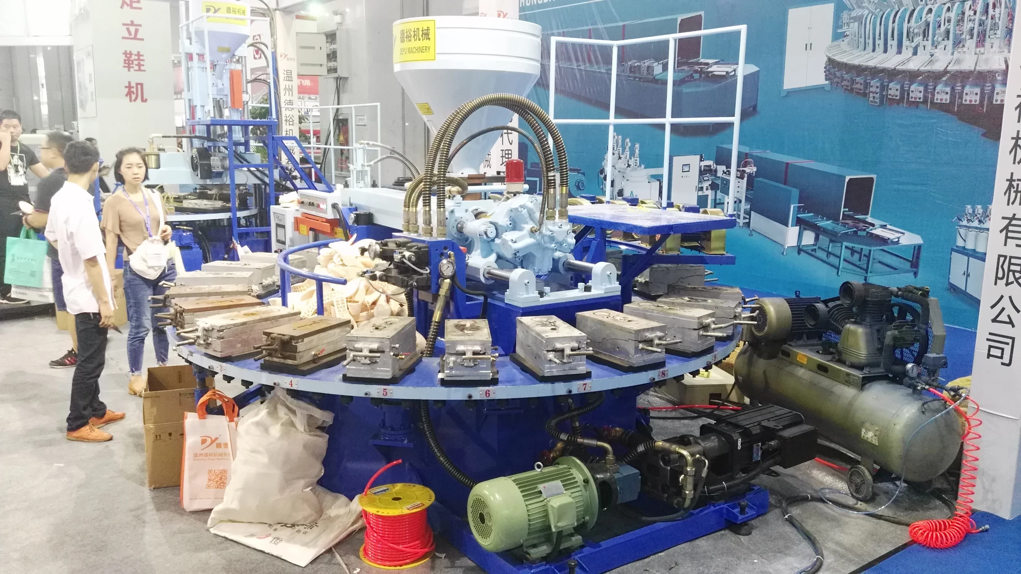 full automatic one-color sole injection moulding machine