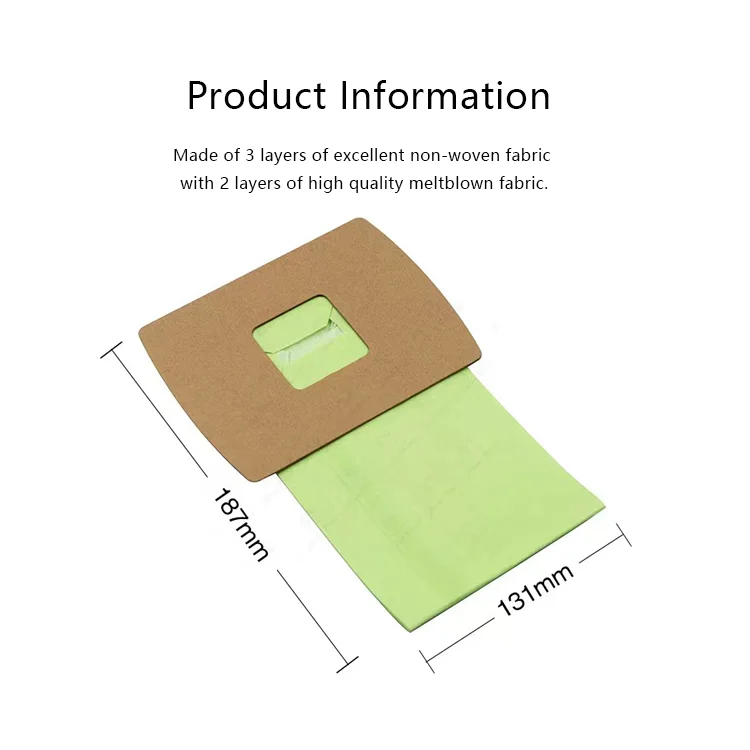 vacuum bags replacement for Oreck Pkbb12dw BB180 BB280 BB850 BB870 Vacuum Cleaner parts Dust Collection Paper Bags