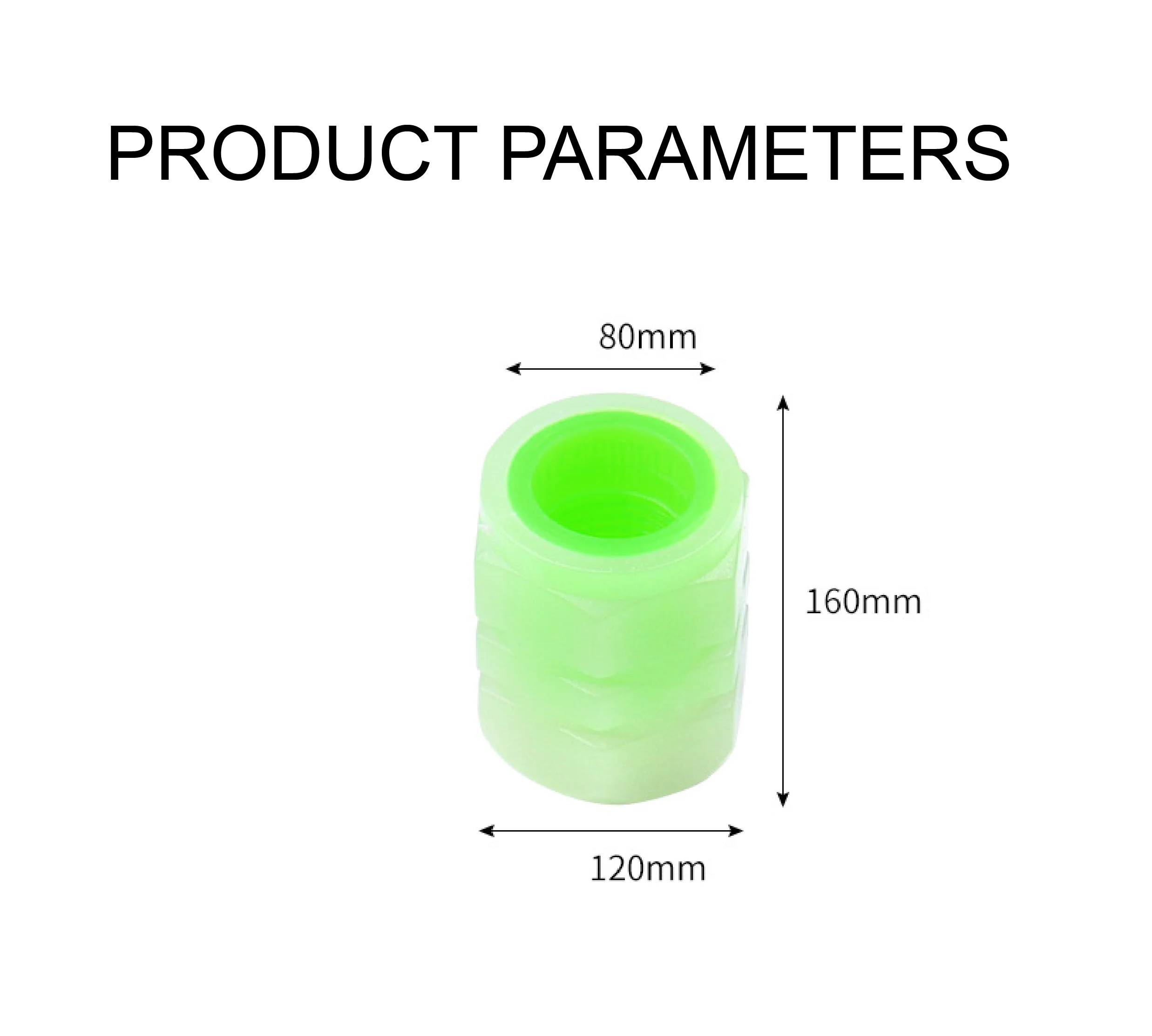 ABS Motorcycle Vehicle Truck Bicycle Bike Fluorescent Car Wheel Led Light Valve Stem Core Cover Luminous Tire Valve Caps