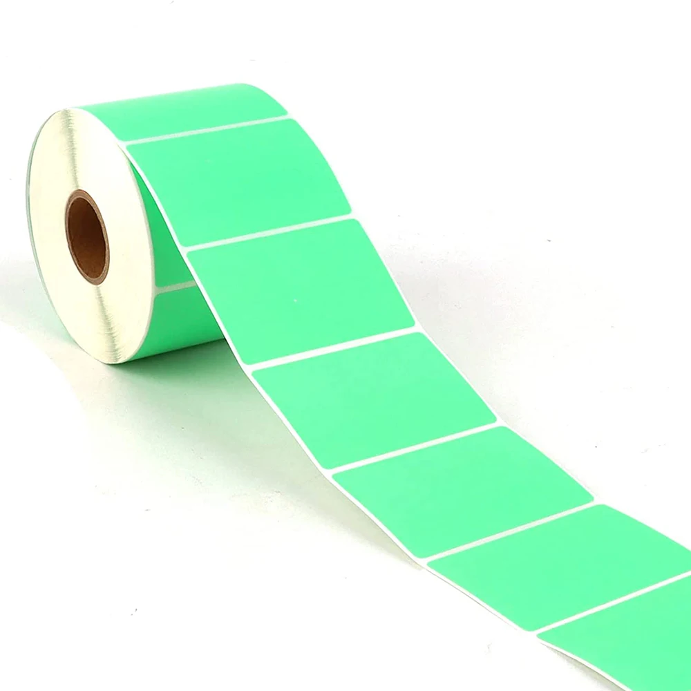 thermal printing circular labels Red.yellow.blue.green.brown.orange.purple.pink and white