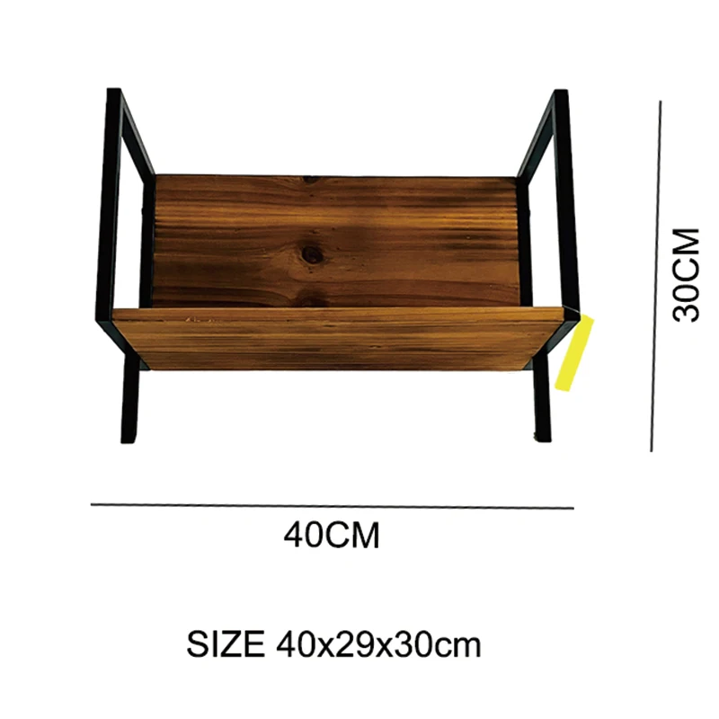 Modern Metal Leg Desktop Bookshelves Storage Rack Wood Tilting Bookcase For Books Magazines