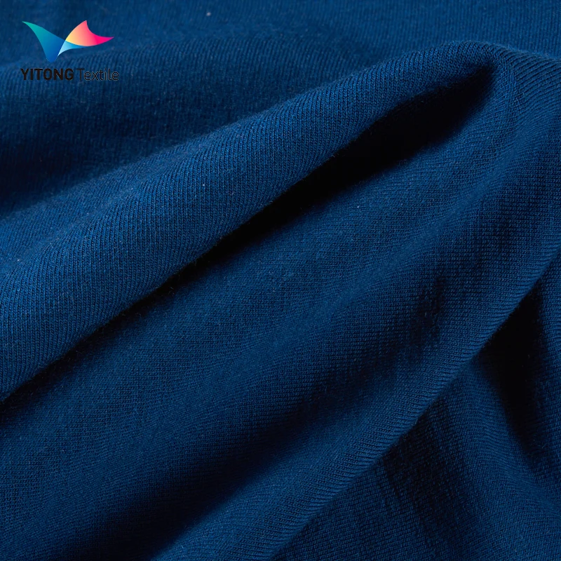 Factory Custom 270 gsm Wool Blend Knit Fabric 95.5% Wool/Bamboo fiber 4.5% Spandex Fabric for Clothing