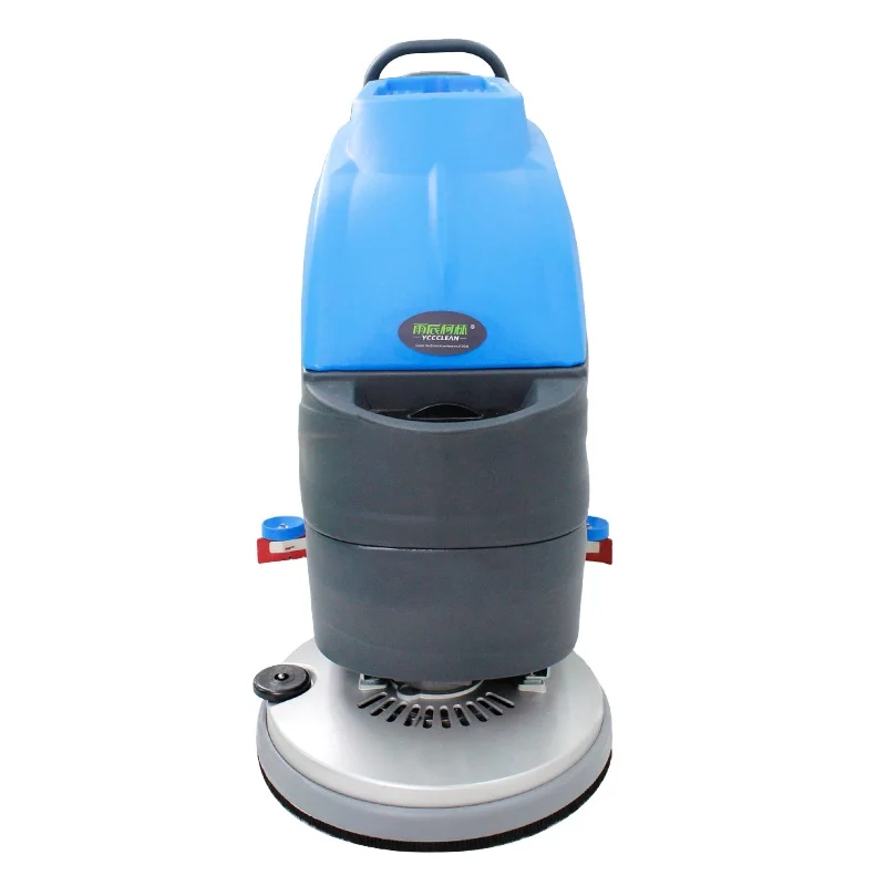 YCCCLEAN Walk Behind Lithium Battery Powered Semi Automatic Floor Cleaning Machine Factory Floor Sweeper Cold Water Cleaning