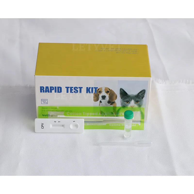 Cheapest price Factory price Vet Canine Parvo Virus Antigen Test CPV Ag Test pet test kit