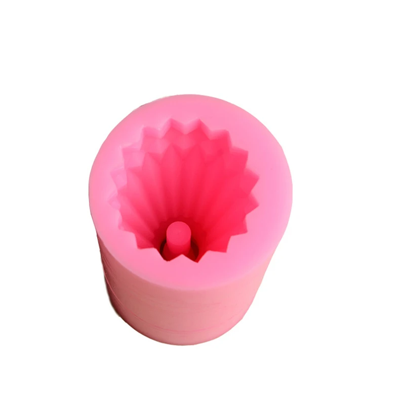 DIY 3D Silicone Flower Pot Molds Vase Concrete Planter Mold Craft Succulent Plant Soap Candle Holder Pot Flower Cement Molds