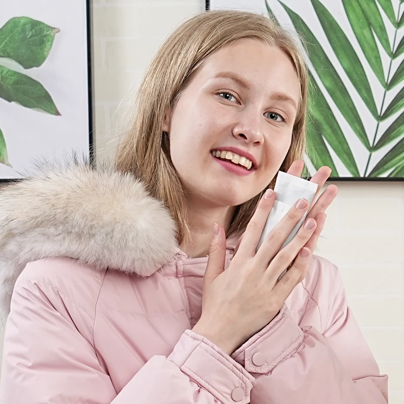 CE ISO MSDS Air Activated Instant Hot Hands Heat Pocket Packs Disposable Self Heating Patch Adhesive Warmer Pad Hand Warmers