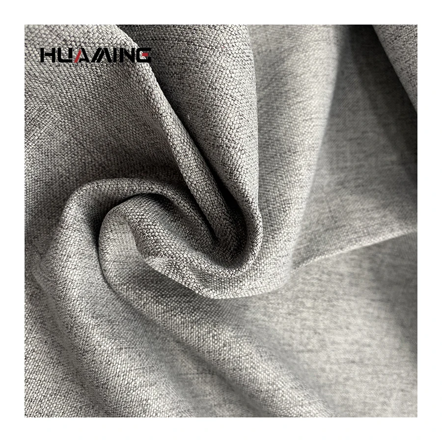 Professional Manufacturer Supplier High Quality Linen Look Fabric Home Textile Fabric