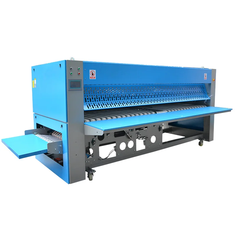 Large Ironing Machine Folding Machine for Washing Plant Specializing in Leveling and Folding Bed Sheets and Quilt Covers