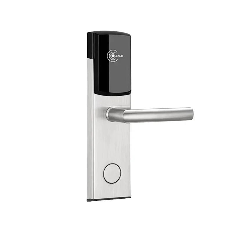 Factory Hot Sales Door Lock Handles Key Card Electronic Hotel Door Lock