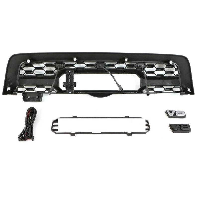 4x4 Off road Auto Parts Other Exterior Accessories Front Grill Car Grille With Lights Fit For Sequoia 2005-2007
