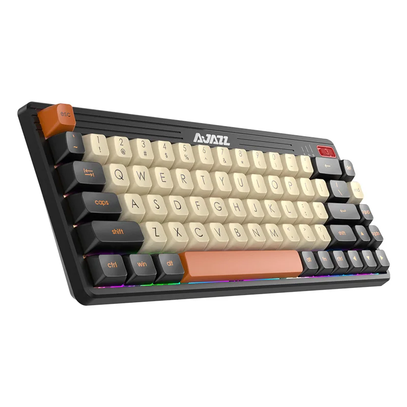 AJAZZ K690T DIY  BT 2.4G wired RGB backlit mechanical keyboard