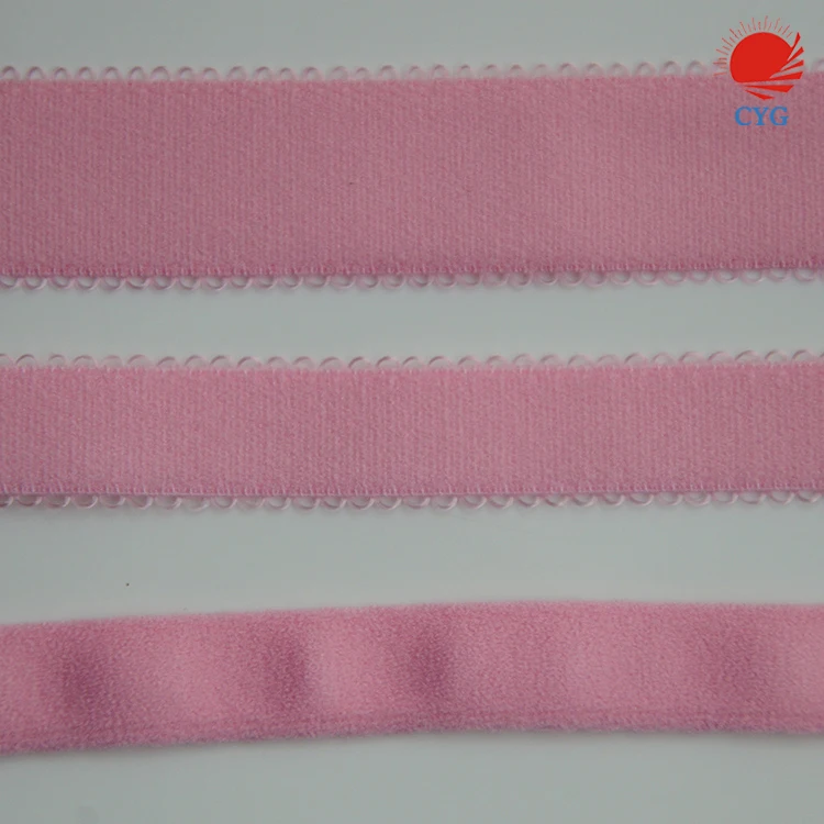 CYG Wholesale Double Picot Edge Nylon Elastic Tape for Bra strap Panties Lingerie