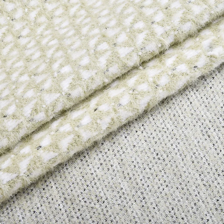 2024FW Luxury Fashion Nylon  heavy weight Jacquard Fabric with Metallic Silver Yarn For Women Jacket suits and dress