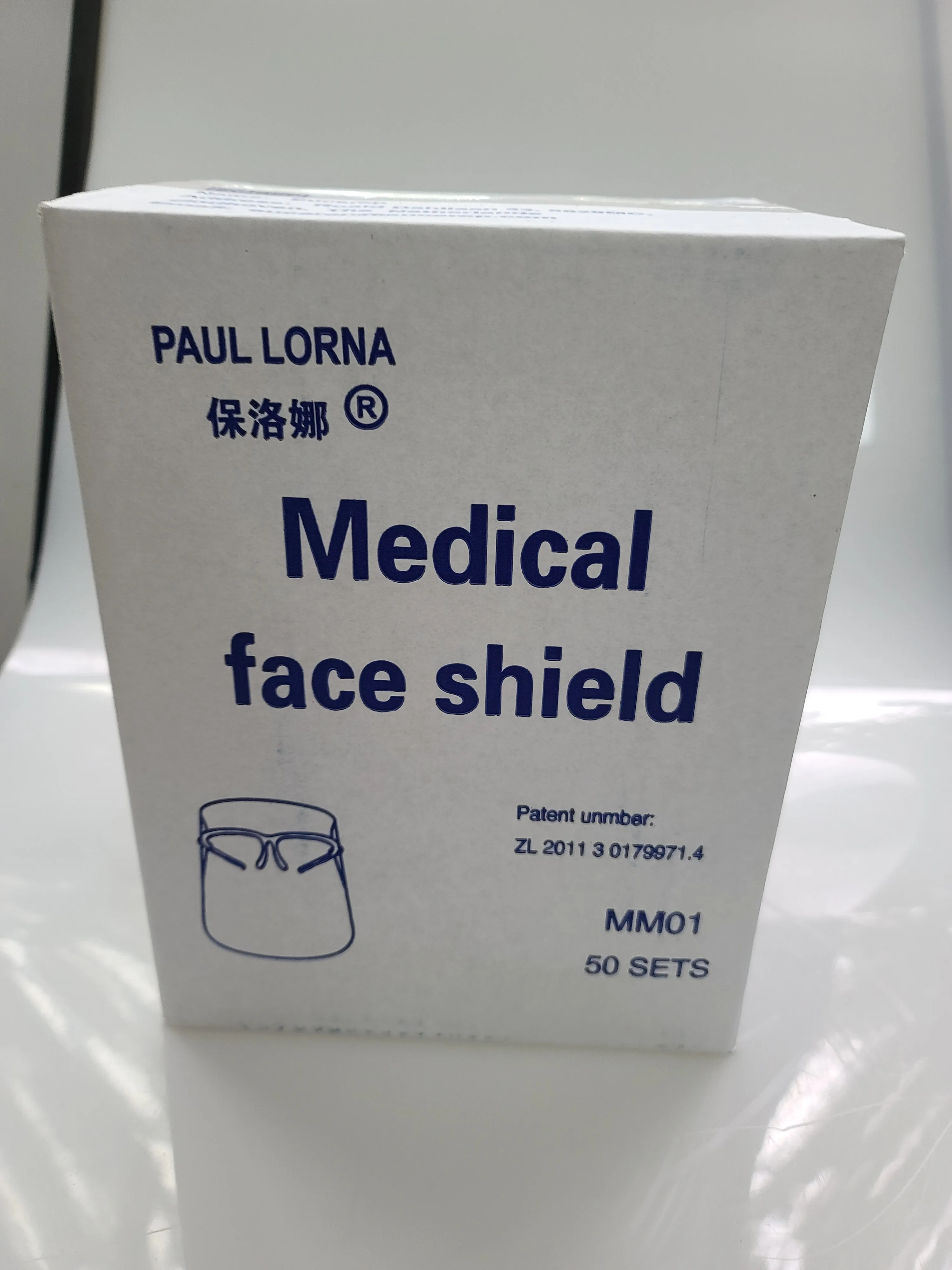 Производитель PAUL LORNA 3R одноразовый медицинский защитный экран для лица с ПЭТ и поликарбонатом оправой