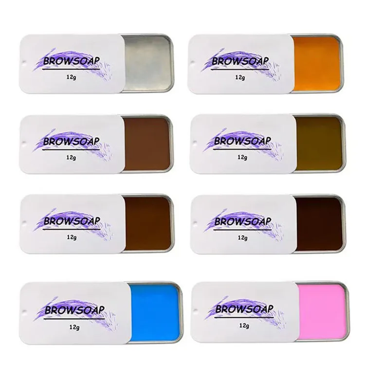 shaper wax pencil liquid eyebrow pomade gold brow soap box private label vegan