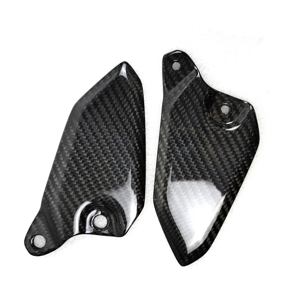 For Kawasaki Ninja Z900rs Z 900rs 3K Carbon Fiber Motorcycle Accessories FootPeg Footrest Rear Set Heel Plates 2018-2020