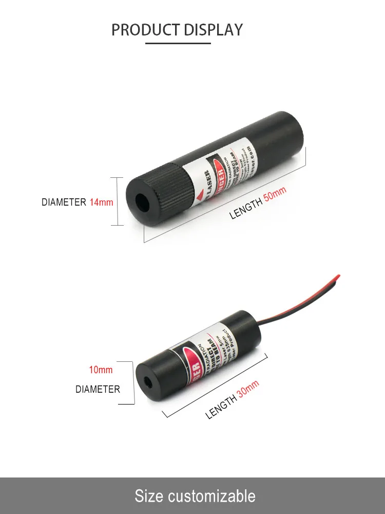 Red laser 650nm laser diode module for Positioning