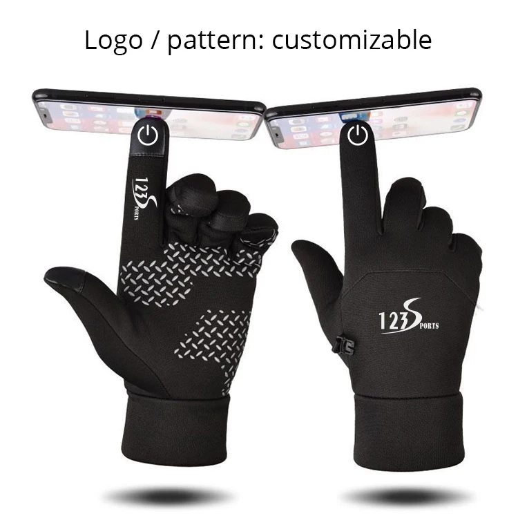 Touch Screen Water Resistant Windproof Anti Slip Winter Thermal Gloves For Men Women