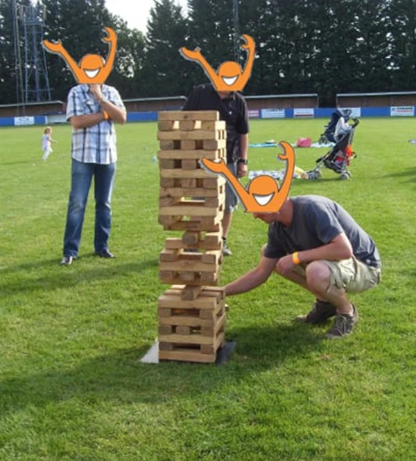 
Stacked outdoor pine wood tower game wooden gigante jenga set 