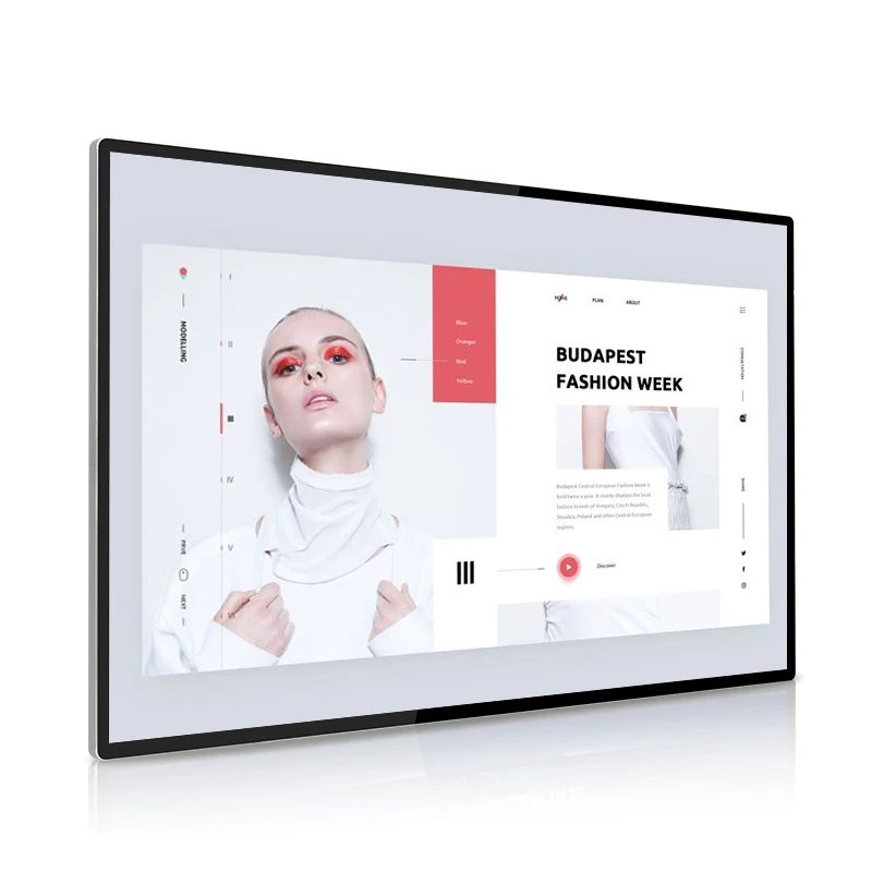 18.5 inch vertical LCD elevator digital signage display media player with CMS