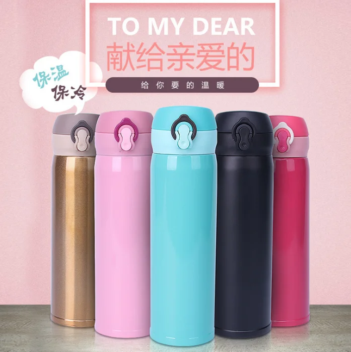 New style thermal insulation durable stainless steel insulated water bottles with buckle