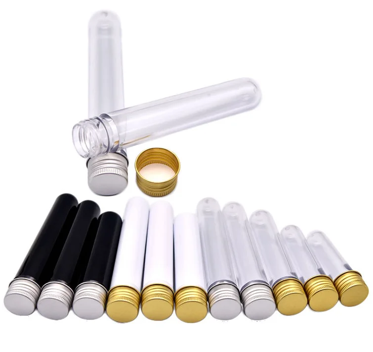 10/20 Вт, 30 Вт/40/50/100ml Пустые большой емкости прозрачная пластиковая Пробирка для линии передачи данных конфеты лицевой порошок соли для ванн Уайт Хорс контейнеров