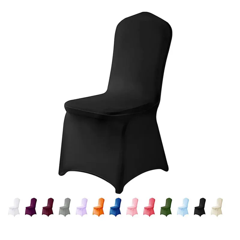 Black Cover chairs Party wedding event banquet spandex chair covers slipcovers dinning chair cover for wedding