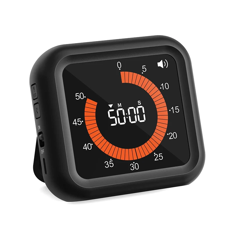 digital kitchen timer washing machine timer Low battery charging reminder study visual timer