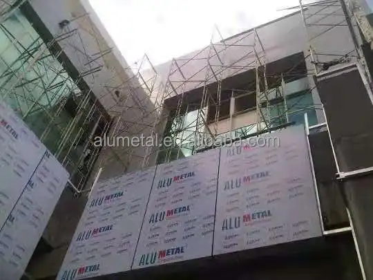 the standard size alucobond aluminum composite panel house design acp