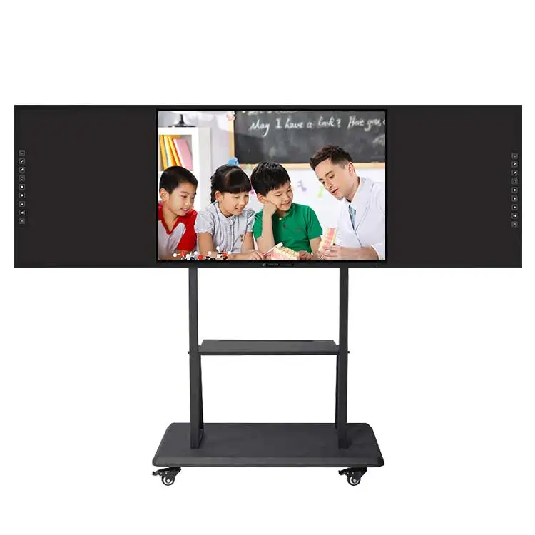 China Education Digital 185-Inch Interactive Flat Panel Touch Screen Tablet Whiteboard Smart Board for School