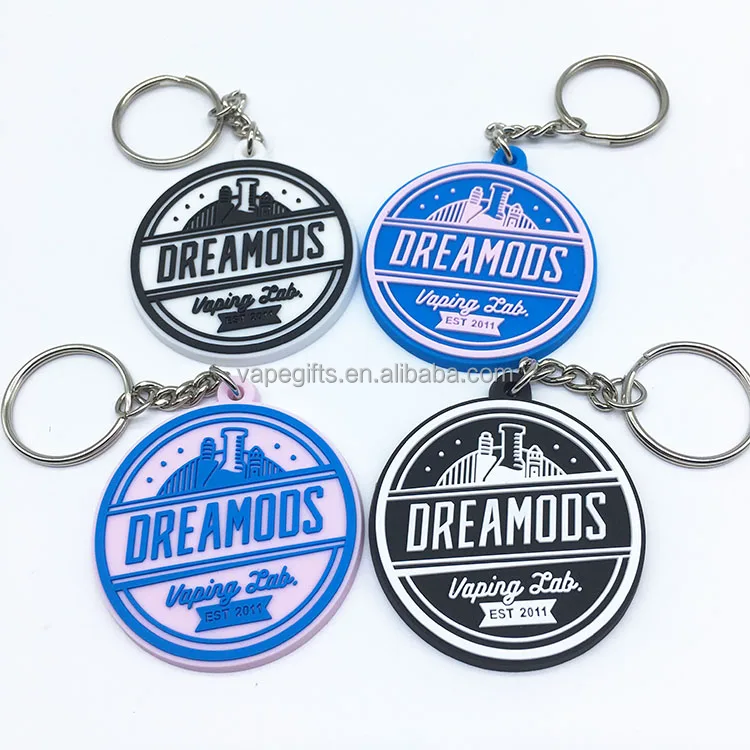 Custom PVC Metal Key Chains with Logo Souvenir Letter Design Custom Rubber Key Holder Rings